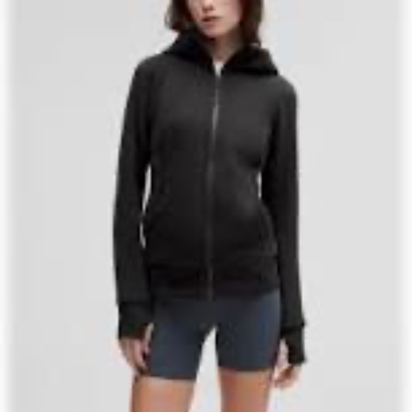 Lululemon Scuba Full-Zip Hoodie Size 6 in Black - Picture 2 of 3